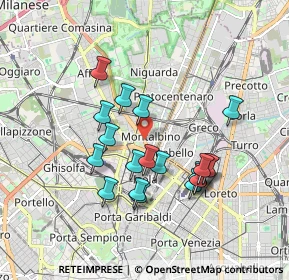 Mappa Via Murat, 20159 Milano MI, Italia (1.64)