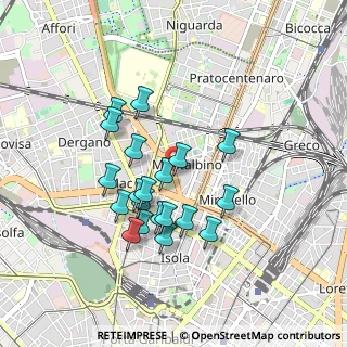 Mappa Via Murat, 20159 Milano MI, Italia (0.7715)