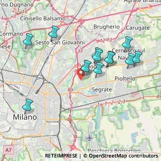 Mappa Residenza Portici, 20054 Segrate MI, Italia (3.77154)