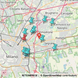 Mappa Residenza Portici, 20054 Segrate MI, Italia (3.57846)