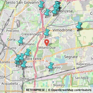 Mappa Residenza Portici, 20054 Segrate MI, Italia (2.9235)
