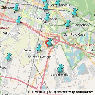 Mappa Via Alessandro Volta, 25010 San Zeno Naviglio BS, Italia (2.94286)