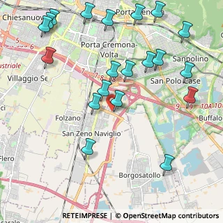 Mappa Via Alessandro Volta, 25010 San Zeno Naviglio BS, Italia (2.5725)