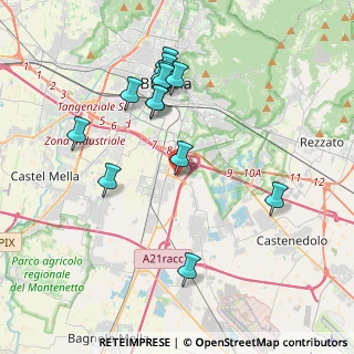 Mappa Via Alessandro Volta, 25010 San Zeno Naviglio BS, Italia (3.86692)