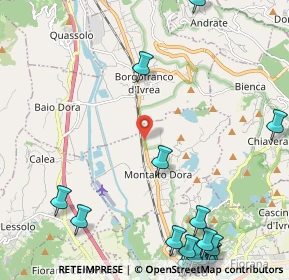Mappa 10016 Borgofranco d'Ivrea TO, Italia (3.3655)