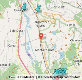 Mappa 10016 Borgofranco d'Ivrea TO, Italia (3.851)