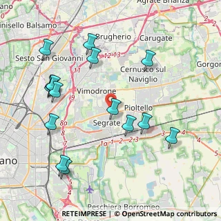 Mappa Via Kennedy, 20054 Segrate MI, Italia (4.528)