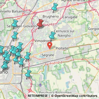 Mappa Via Kennedy, 20054 Segrate MI, Italia (6.4495)