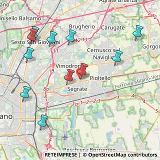 Mappa Via Kennedy, 20054 Segrate MI, Italia (4.92545)