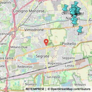 Mappa Via Kennedy, 20054 Segrate MI, Italia (3.62923)