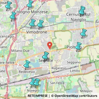 Mappa Via Kennedy, 20054 Segrate MI, Italia (3.05643)