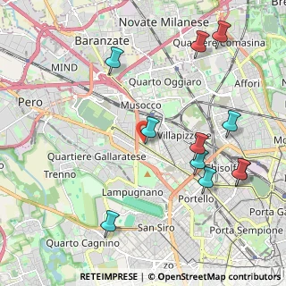 Mappa Via Luciano, 20151 Milano MI, Italia (2.40545)