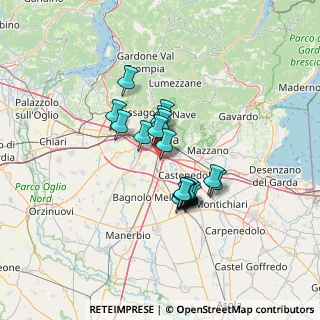 Mappa Brescia BS, 25010 San Zeno Naviglio BS, Italia (9.701)