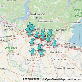 Mappa Via Michelangelo Buonarroti, 25010 Brescia BS, Italia (9.238)