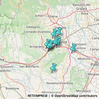 Mappa A4 Torino - Trieste, 36075 Montecchio Maggiore VI, Italia (6.31364)