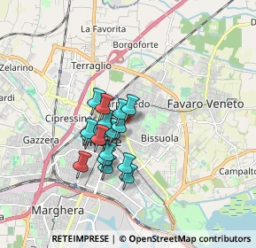 Mappa Via Rubicone, 30173 Venezia VE, Italia (1.23944)
