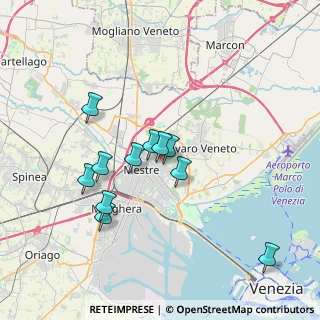 Mappa Via Tevere, 00165 Venezia VE, Italia (3.21273)