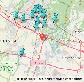 Mappa Via Luigi Galvani, 25010 San Zeno Naviglio BS, Italia (4.29462)