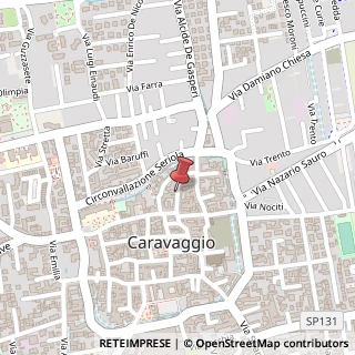 Mappa Via Michelangelo Merisi, 7, 24043 Caravaggio, Bergamo (Lombardia)