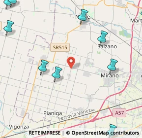 Mappa Via Chiesa, 30035 Mirano VE, Italia (6.59545)