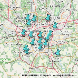 Mappa Via Bernardino de Conti, 20159 Milano MI, Italia (6.32944)