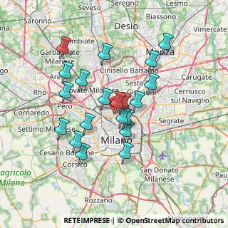 Mappa Via Bernardino de Conti, 20159 Milano MI, Italia (6.173)