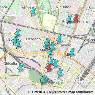 Mappa Via Bernardino de Conti, 20159 Milano MI, Italia (1.1145)