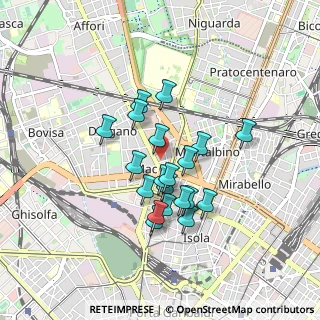 Mappa Via Bernardino de Conti, 20159 Milano MI, Italia (0.693)