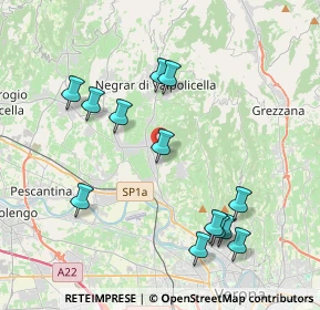 Mappa Via Magellano, 37024 Negrar di Valpolicella VR, Italia (4.22692)