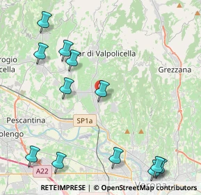 Mappa Via Magellano, 37024 Negrar di Valpolicella VR, Italia (5.4625)