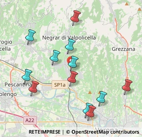 Mappa Via Magellano, 37024 Negrar di Valpolicella VR, Italia (4.1775)