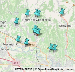 Mappa Via Magellano, 37024 Negrar di Valpolicella VR, Italia (3.50538)