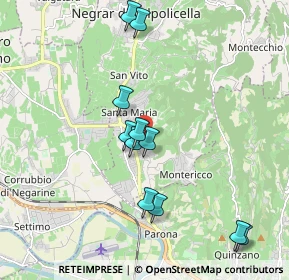 Mappa Via Magellano, 37024 Negrar di Valpolicella VR, Italia (1.89818)