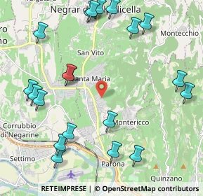 Mappa Via Magellano, 37024 Negrar di Valpolicella VR, Italia (2.6195)