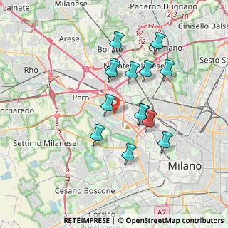 Mappa Via Privata Grosio, 20151 Milano MI, Italia (3.13929)