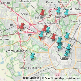 Mappa Via Privata Grosio, 20151 Milano MI, Italia (4.38938)