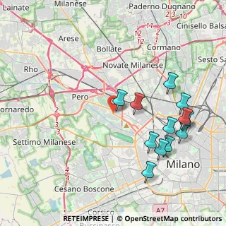 Mappa Via Privata Grosio, 20151 Milano MI, Italia (4.34167)