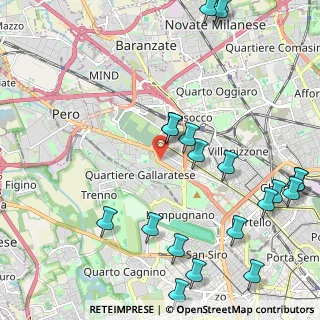 Mappa Via Privata Grosio, 20151 Milano MI, Italia (2.8045)