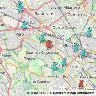 Mappa Via Privata Grosio, 20151 Milano MI, Italia (2.72545)