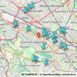 Mappa Via Privata Grosio, 20151 Milano MI, Italia (2.271)