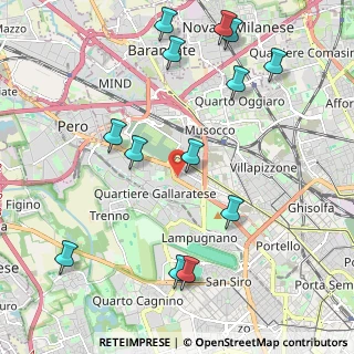 Mappa Via Privata Grosio, 20151 Milano MI, Italia (2.45846)
