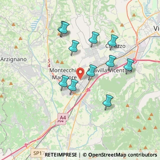 Mappa Via Giacomo Chilesotti, 36075 Montecchio Maggiore VI, Italia (3.50091)