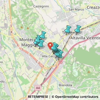 Mappa Via Giacomo Chilesotti, 36075 Montecchio Maggiore VI, Italia (1.10727)