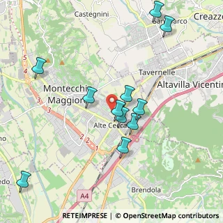 Mappa Via Giacomo Chilesotti, 36075 Montecchio Maggiore VI, Italia (1.97636)
