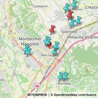 Mappa Via Giacomo Chilesotti, 36075 Montecchio Maggiore VI, Italia (2.18467)