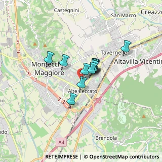 Mappa Via Giacomo Chilesotti, 36075 Montecchio Maggiore VI, Italia (0.9675)