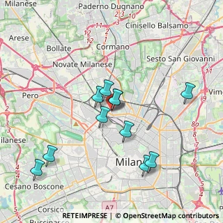 Mappa Via Privata Catone, 20100 Milano MI, Italia (3.44909)