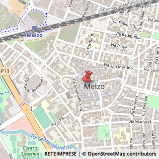 Mappa Piazza della Repubblica, 5, 20066 Melzo, Milano (Lombardia)