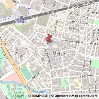 Mappa Via Francesco Bianchi, 10, 20066 Melzo, Milano (Lombardia)