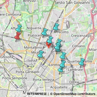 Mappa Via Privata Bettino da Trezzo, 20125 Milano MI, Italia (1.69231)